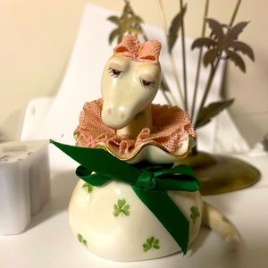 Ceramic dragon with shamrock
